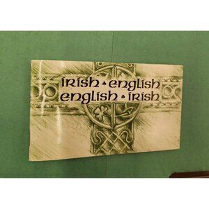 Irish-English Dictionary Niklas Miller Abson Books London Paper As-is 1997 Vtg